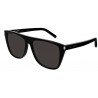 OKULARY PRZECIWSŁONECZNE SAINT LAURENT SL 1/F 001 BLACK/BLACK r. 58