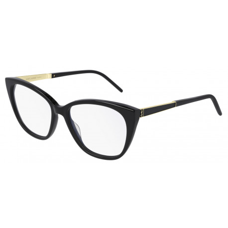 OKULARY KOREKCYJNE SAINT LAURENT SL M72 002 BLACK/GOLD r.54