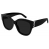 OKULARY PRZECIWSŁONECZNE SAINT LAURENT SL M95/F 005 BLACK/GREY r..56