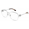 OKULARY KOREKCYJNE GUCCI GG1209O 003 SILVER r. 57