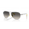 OKULARY PRZECIWSŁONECZNE RAY-BAN RB8331M F08311 SILVER/GREY GRADIENT FERRARI r. 58
