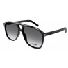 OKULARY PRZECIWSŁONECZNE SAINT LAURENT SL596 SL 596 BLACK/GREY GRADIENT DUNE r.58