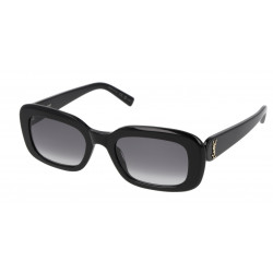 OKULARY PRZECIWSŁONECZNE SAINT LAURENT SLM130 SL M130 BLACK/GREY GRADIENT r. 53