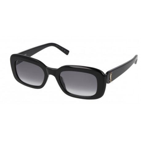 OKULARY PRZECIWSŁONECZNE SAINT LAURENT SLM130 SL M130 BLACK/GREY GRADIENT r. 53