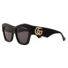 OKULARY PRZECIWSŁONECZNE GUCCI GG1422S GG 1442S 001 BLACK/GREY r. 55