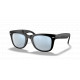 OKULARY RAY-BAN 0RB4105CP001 RBCP 54 FOLDING WAYFARER SUN WITH CASE MATTE BLACK/SILVER FLASH CUSTOM