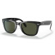 OKULARY RAY-BAN 0RB4105 601 FOLDING WAYFARER BLACK/G-15 GREEN