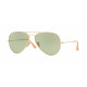 OKULARY PRZECIWSŁONECZNE RAY-BAN® RB3025 9064/4C GOLD/PHOTO GREEN AVIATOR r.58