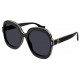 OKULARY PRZECIWSŁONECZNE GUCCI GG1240S GG 1240S 001 BLACK r. 57