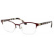 OKULARY KOREKCYJNE PRADA EYEWEAR PR 61XV PR61XV 5521O1 TOP BORDEAUX/PALE GOLD r.54