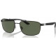 OKULARY PRZECIWSŁONECZNE RAY-BAN® RB 3737 RB3737 002/71 BLACK/DARK GREEN r. 60