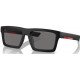 OKULARY PRZECIWSŁONECZNE PRADA SPORT PS 02ZSU PS02ZSU 1BO05U MATTE BLACK/DARK GREY POLARIZED r. 58