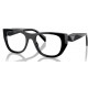 OKULARY KOREKCYJNE PRADA EYEWEAR PR A18V PR1A18V 12R101 TRANSPARENT GREY r. 52