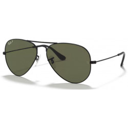 OKULARY PRZECIWSŁONECZNE RAY-BAN® RB3025 001/58 ARISTA/GREEN POLARIZED AVIATOR r. 62