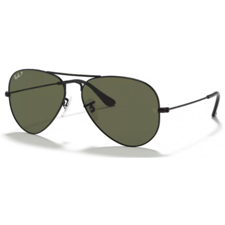 OKULARY PRZECIWSŁONECZNE RAY-BAN® RB3025 001/58 ARISTA/GREEN POLARIZED AVIATOR r. 62