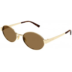 OKULARY PRZECIWSŁONECZNE SAINT LAURENT SL692 SL 692 004 GOLD/BROWN r. 55