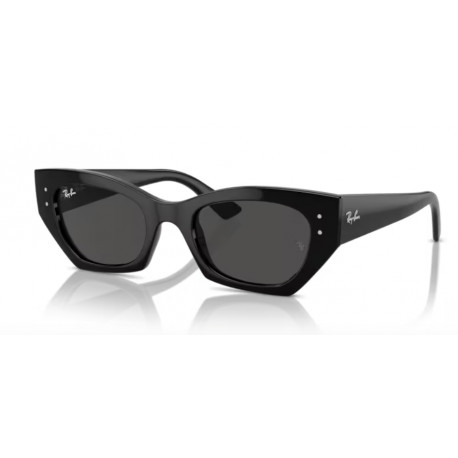 OKULARY PRZECIWSŁONECZNE RAY-BAN® RB4430 6677//87 BLACK/DARK GREY R. 52