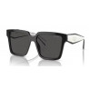 OKULARY PRZECIWSŁONECZNE PRADA PR 24ZS 1AB-5S0 BLACK/DARK GREY r. 56