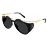 OKULARY PRZECIWSŁONECZNE SAINT LAURENT SLM137 SL M137 001 BLACK/BLACK AMELIA r. 55