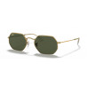 OKULARY PRZECIWSŁONECZNE RAY-BAN RB3556 9196/13 ARISTA/GREEN G-15 r.53