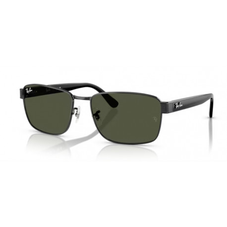 OKULARY PRZECIWSŁONECZNE RAY-BAN® RB3750 002/31 BLACK/GREEN r. 62