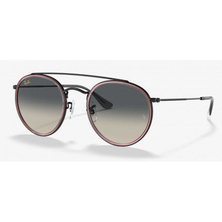 OKULARY PRZECIWSŁONECZNE RAY-BAN® RB3647N POLISHED BLACK/CLEAR PINK r. 51 CUSTOM