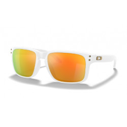 OKULARY OAKLEY® OO9102 HOLBROOK MATTE WHITE/FIRE IRIDIUM CUSTOM