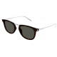 OKULARY PRZECIWSŁONECZNE SAINT LAURENT SL753 SL 753 002 HAVANA SILVER/GREY r. 50