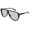 OKULARY PRZECIWSŁONECZNE SAINT LAURENT SL731 SL 731 001 GASPAR BLACK/LIGHT BLUE r. 65