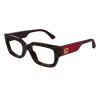 OKULARY KOREKCYJNE GUCCI GG1666O GG 1666O 008 HAVANA VIOLET RED r. 53