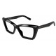 OKULARY KOREKCYJNE SAINT LAURENT SL 657 SL657 OPT 001 BLACK r. 54